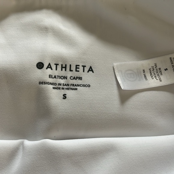 Athleta white capri leggings - Picture 4 of 4